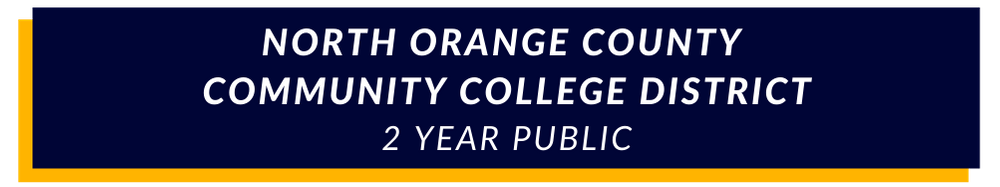 North Orange County Community College District - 2 Year Public