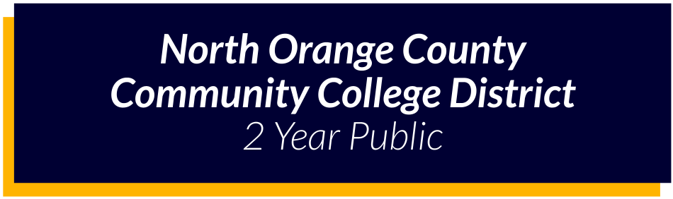 North Orange County Community College District - 2 Year Public