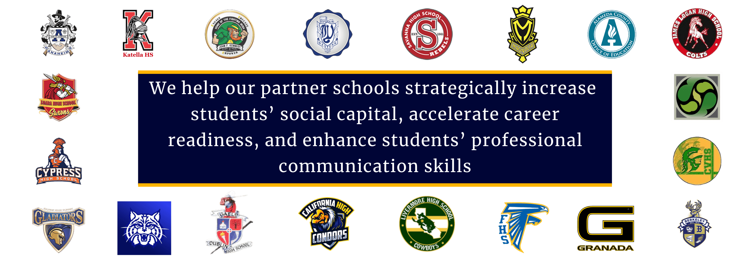 4-Year Schools - Serving students at the following schools